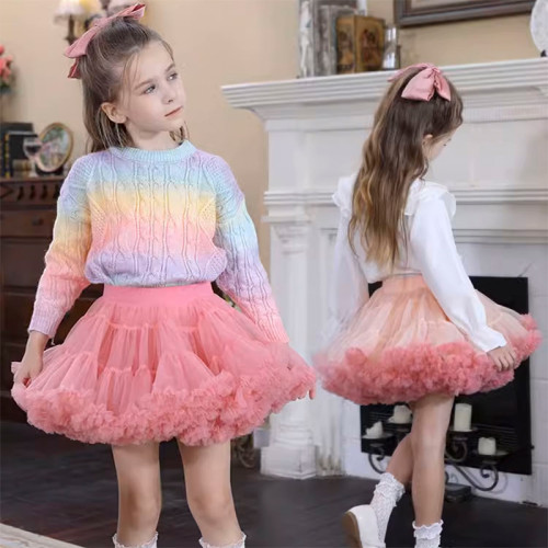 아이 공주 주름 스커트