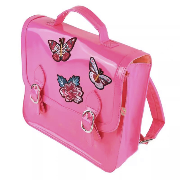 프랑스 어린이 핫핑크 가방