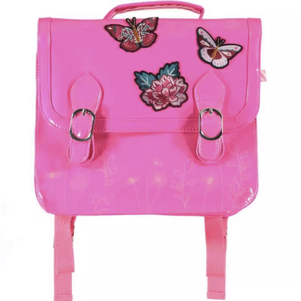 프랑스 어린이 핫핑크 가방